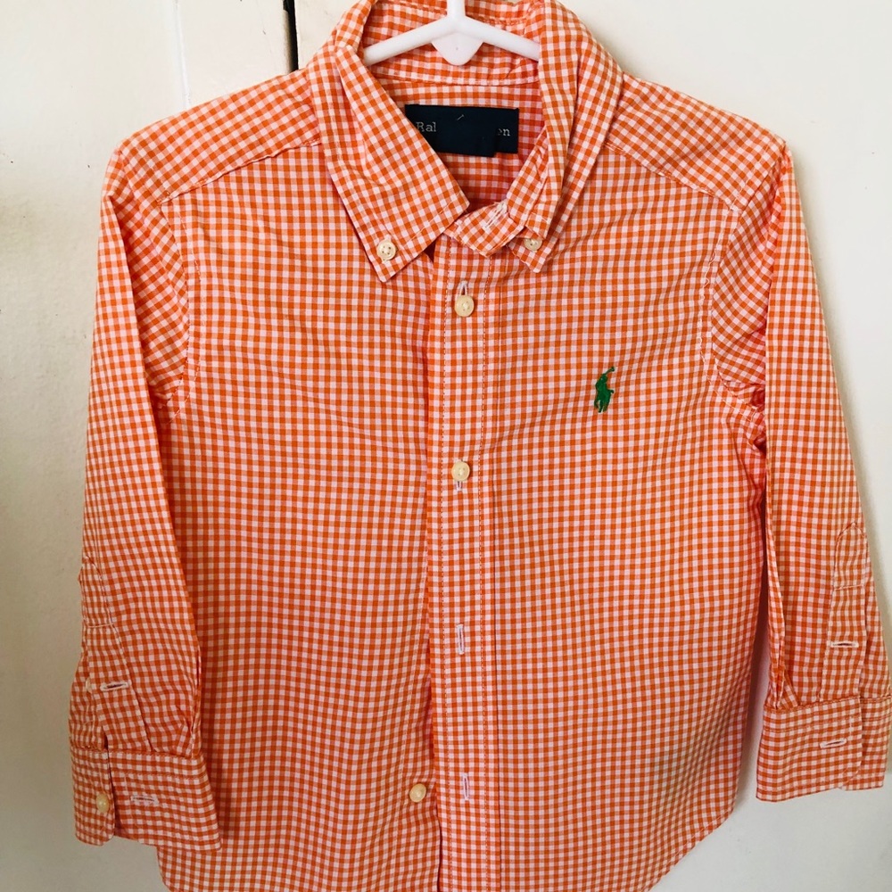 Ralph Lauren Gingham Cotton Poplin Shirt